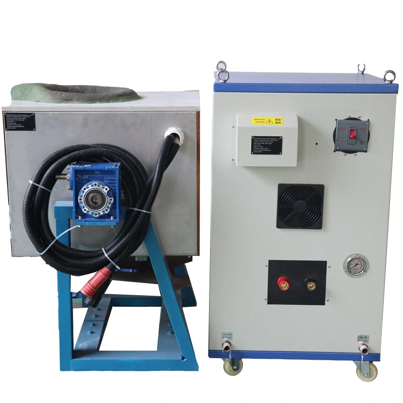 GSG Certification 80kw เตาหลอมเหนี่ยวนำสำหรับโลหะ / เหล็ก 2