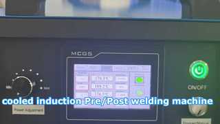 เครื่องทำความร้อนแบบเหนี่ยวนำระบายความร้อนด้วยอากาศสำหรับเครื่องเชื่อมก่อน/หลัง