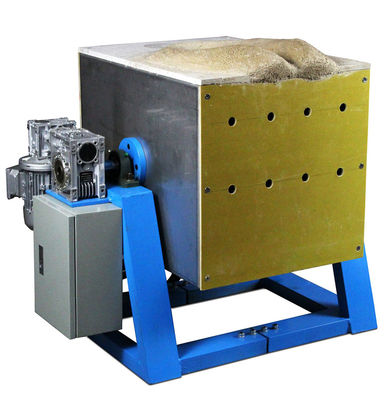 เตาหลอมเหนี่ยวนำ 100KG เตาหลอมเหนี่ยวนำ 1750C สำหรับการหลอมเหล็ก