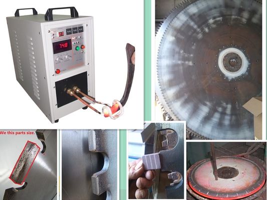 IGBT ฮีตเตอร์เหนี่ยวนำความถี่สูง 480V 15kw Induction Forge Melting Annealing