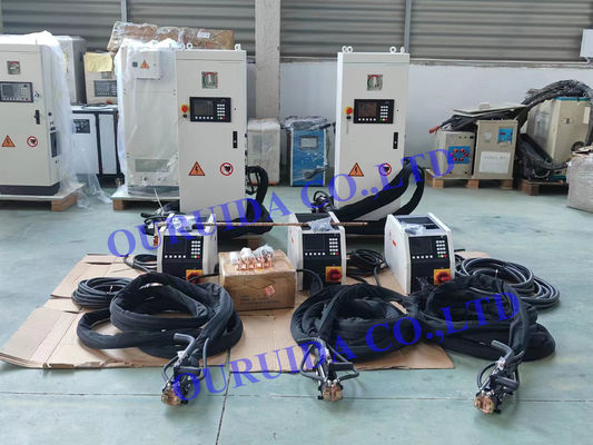 เครื่องทำความร้อนแบบเหนี่ยวนำ IGBT แบบพกพาพร้อมเครื่องทำความเย็นอุตสาหกรรมสำหรับกังหัน ไฮดรอลิก ไอน้ำ ก๊าซ
