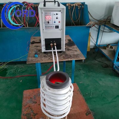 ราคาดี ราคาต่ำและคุณภาพดีที่สุด IGBT Induction Smelting Genertor สำหรับเครื่องจักรโลหะ Hf-25kw พร้อมเตาหลอม 8 กก. ออนไลน์