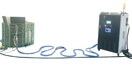 เครื่องทำความร้อนแบบเหนี่ยวนำด้วยอากาศเย็น 120KW สำหรับการอุ่นก่อนเชื่อมในงานอุตสาหกรรม